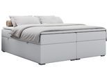BOXBETT BESS 160/200 Weiß Kunstleder - H4