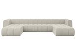 WOHNLANDSCHAFT modulares Sofa Joren-U2 - 410x177x70 cm Creme