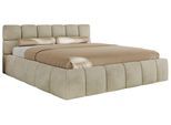 POLSTERBETT NIRA CLASSIC 140/200 - Beige Velvet - ohne Matratze