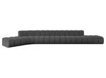 ECKSOFA modulares Sofa Solven-L3 - 562x174x70 cm Grau