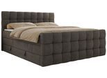 BOXSPRINGBETT ALTIVO KING DUO 200/200 - Dunkelgrau Velvet - H3