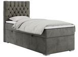 BOXBETT PERA 90/200 Dunkelgrau Velvet - H3 - Links Seite