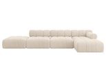 ECKSOFA modulares Sofa Lizur-L2 - 380x160x70 cm Beige Cord