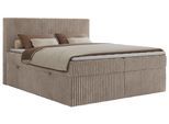 BOXBETT TILIANO 180/200 - Hellbraun Cord - H3