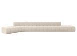 ECKSOFA modulares Sofa Solven-L3 - 562x174x70 cm Beige