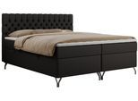 BOXBETT GRIMALDI 200/200 Schwarz Kunstleder - H3