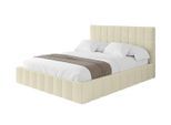 POLSTERBETT mit Bettkasten und Lattenrost, Boxbett ohne Matratze - AMEA 180x200 Beige