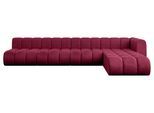 ECKSOFA modulares Sofa Darnel-L3 - 387x177x70 cm Bordeauxrot