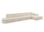 ECKSOFA Ottomane Rechts IREA-L3-v4 - 412x165x77 cm Beige