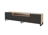 LOWBOARD VIRA-S 200x53x41 cm - Artisan / Schwarz