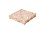 SITZKISSEN Sterne beige 50/50/10 cm