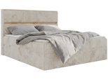 BOXBETT ORVO 180/200 - Beige Cord - Topper Visco - H4