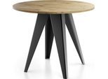ESSTISCH Glory runder ausziehbarer, Lancelot Eiche 100-140/100/76 cm