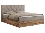 BOXBETT VENETO 200/200 Beige Struktur - H3