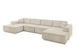 WOHNLANDSCHAFT IREA-U2 - 388x171x83 cm Dunkelgrau