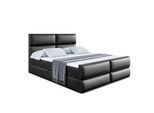 BOXBETT BOXI3-Z - 140x200 cm - H3 - Schwarz Hochglanz