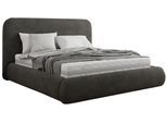 POLSTERBETT BENEA CLASSIC 140/200 - Dunkelgrau Velvet - Multipocket-Matratze