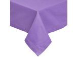 TISCHDECKE lila 137/228 cm, 100% Baumwolle