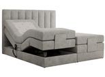 BOXBETT COMFORTO 180/200 - Hellgrau Struktur - H3