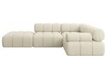 ECKSOFA modulares Sofa Felto-L1 - 285x190x70 cm Beige Bouclé