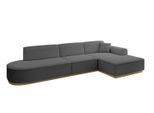 ECKSOFA Ottomane Rechts IREA-L2-v2 - 327x165x80 cm Grau