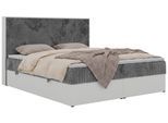 BOXBETT TRAVIT 160/200 - Grau Cord - Topper T25 - H4