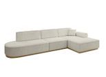 ECKSOFA Ottomane Rechts IREA-L2-v2 - 327x165x80 cm Creme