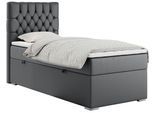 BOXBETT PERA 90/200 Dunkelgrau Kunstleder - H3 - Links Seite