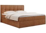 BOXBETT RICO 180/200 Orange Struktur - H3