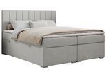 BOXBETT ALLY 120/200 Hellgrau Struktur - H3