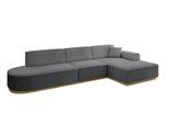 ECKSOFA Ottomane Rechts IREA-L2-v2 - 327x165x80 cm Duneklgrau