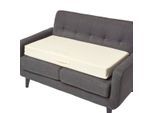 SOFA-AUFLAGE creme 100/50/10 cm – Sitzkissen orthopädisch