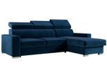 ECKSOFA FOX-L Dunkelblau