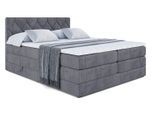 BOXSPRINGBETT CATOR KING - 140x200 - H3/H4 - Dunkelgrau