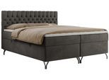 BOXBETT GRIMALDI 160/200 Dunkelgrau Velvet - H4
