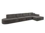 ECKSOFA Ottomane Rechts IREA-L3-v3 - 412x165x77 cm Ecru