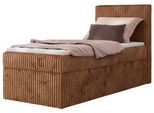 BOXBETT TILIANO 90/200 - Orange Cord - H3 - Visco Topper - Rechts
