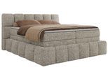 BOXSPRINGBETT NIRA KING 140/200 Beige Strukture - H3
