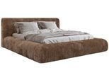 POLSTERBETT TILBEA CLASSIC 180/200 - Braun Cordstoff - ohne Matratze