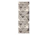 BAUMWOLLTEPPICH-LÄUFER Delphi geometrisch 66/200 cm