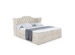 BOXBETT mit Matratze H3 und Lattenrost - VILA - 180x200 cm Ecru
