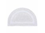 BADEMATTE halbrund 50/80 cm, 100% Baumwolle, wendbar