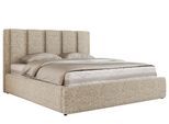 POLSTERBETT SAVINO CLASSIC 200/200 - Beige Struktur - Pocket-Matratze