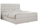 BOXBETT ERNI 140/200 - Weiß Kunstleder - H4