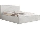 POLSTERBETT Terra mit Bettkasten, Creme Boucle 160x200 cm