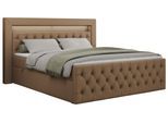 BOXBETT GOLD-9 LED 200/200 Braun Kunstleder - H4