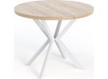 ESSTISCH Della runder ausziehbarer, Sonoma Eiche 100-180/100/76 cm