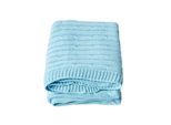 STRICKDECKE 150/200 cm, Baumwolle mit Rautenmuster