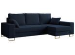 ECKSOFA Dorian Boucle Dunkelblau