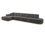 ECKSOFA Ottomane Links IREA-L3-v2 - 412x165x80 cm Ecru
